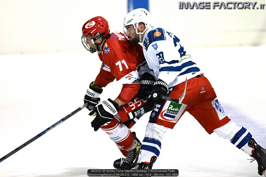 2023-01-25 Hockey Como-Valpellice Bulldogs 1755 Emanuele Piotto
